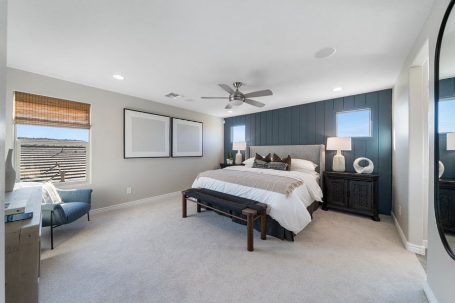 Furnished interior view inside a new home in Estrella, Goodyear (Image 17).