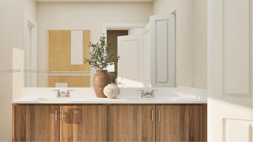 Close-up of interior finishes inside a home in Solterra, Sunrise (Image 14).
