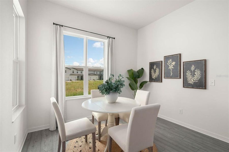 Furnished interior view inside a new home in Sol Vista, Dundee (Image 15). Furnished interior view inside a new home in Sol Vista, Dundee (Image 15).