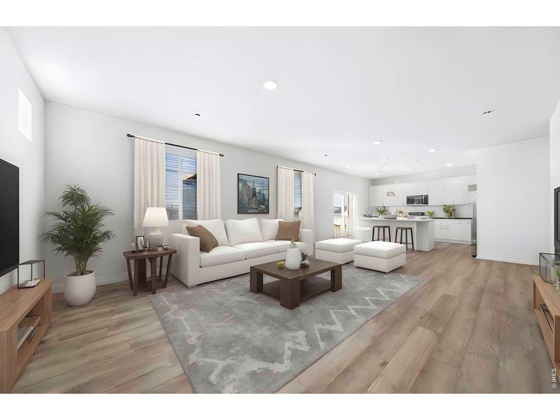 Furnished interior view inside a new home in , Johnstown (Image 2). Furnished interior view inside a new home in , Johnstown (Image 2).