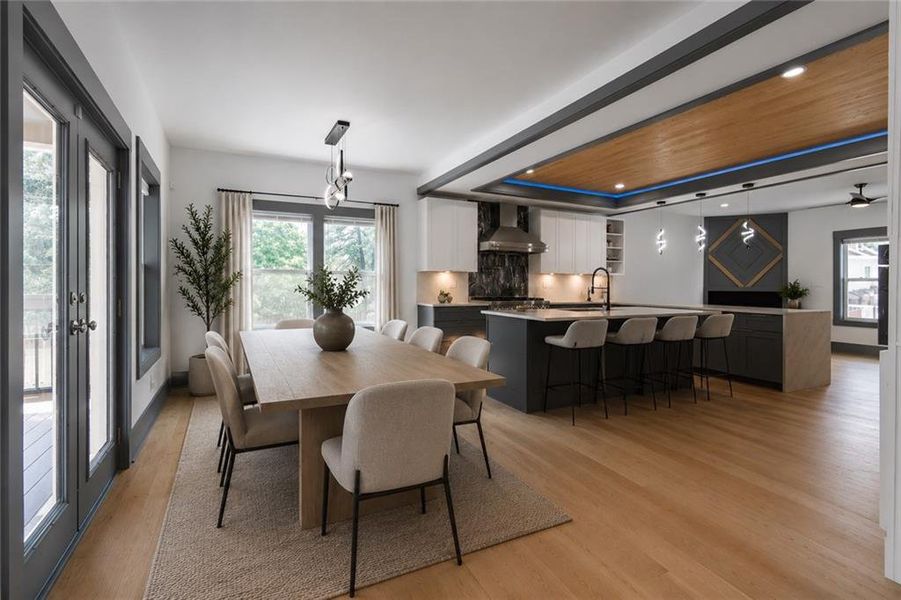 Furnished interior view inside a new home in , Decatur (Image 6).