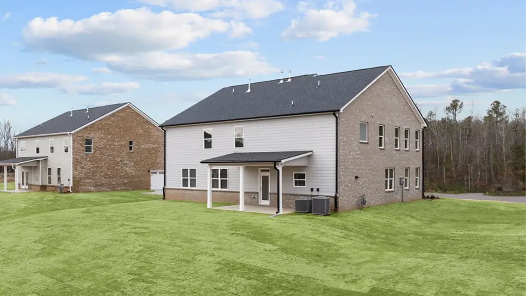 Exterior details and patio area of a home in The Gates at Pates Creek, Hampton (Image 3).