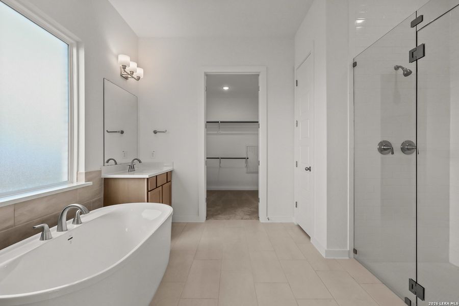 Furnished interior view inside a new home in Megan's Landing, Castroville (Image 11).