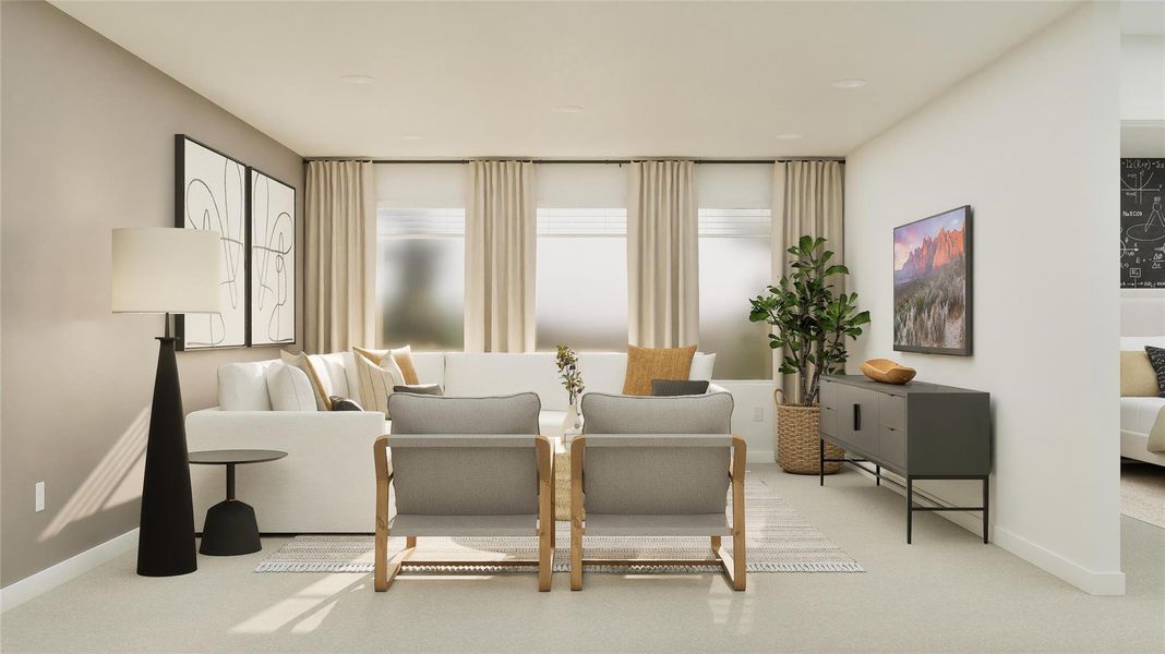 Furnished interior view inside a new home in Binford Creek, Waller (Image 21).