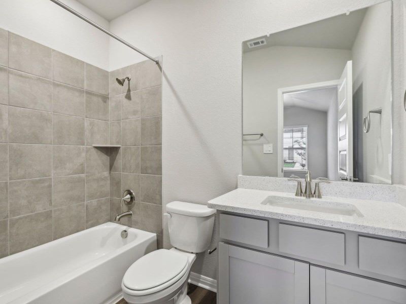 Photo is not of the actual home, but is an inspirational photo of builder’s model home and may depict options, furnishings, and/or decorator features that are not included