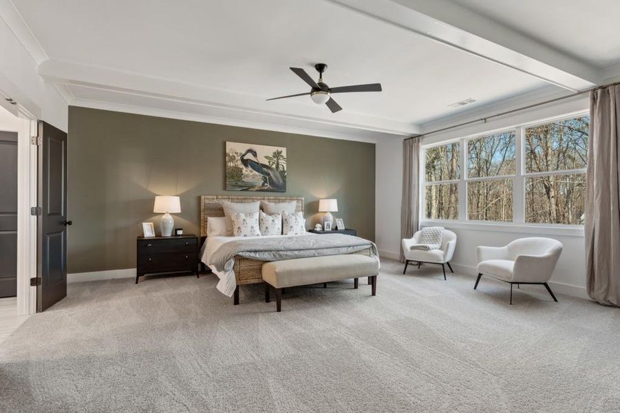 Furnished interior view inside a new home in Arden on Lanier, Cumming (Image 15).