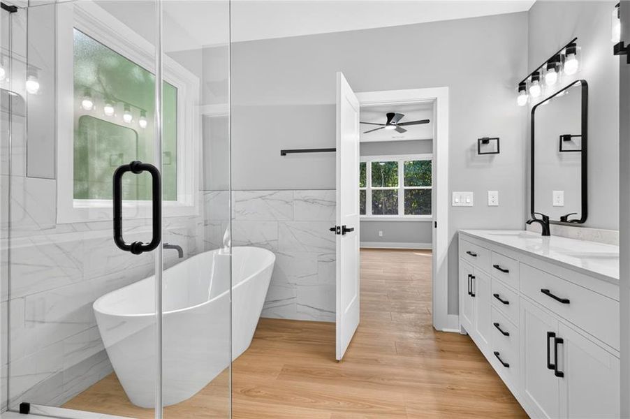 Furnished interior view inside a new home in , Covington (Image 5).