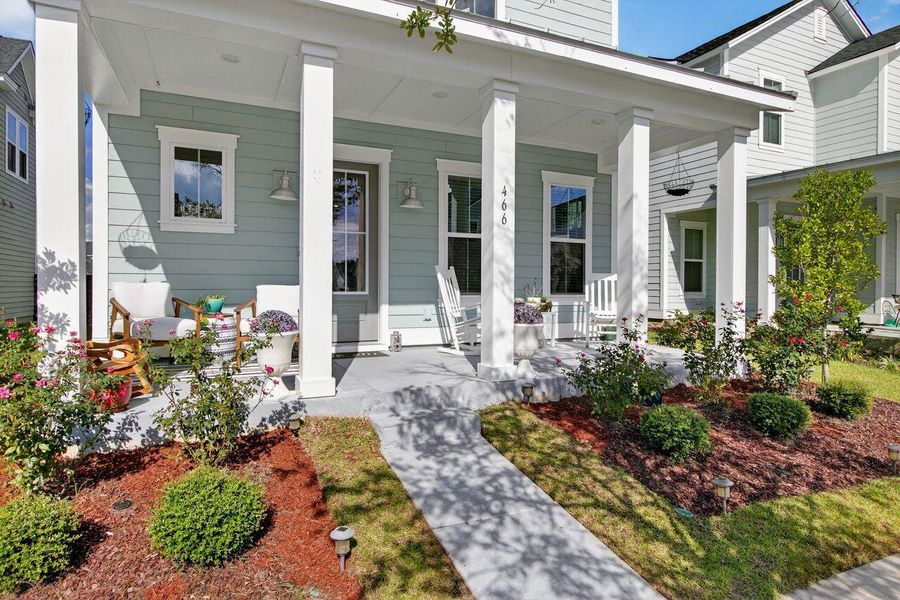 Front exterior of a new home in , Summerville, SC, highlighting curb appeal (Image 21).