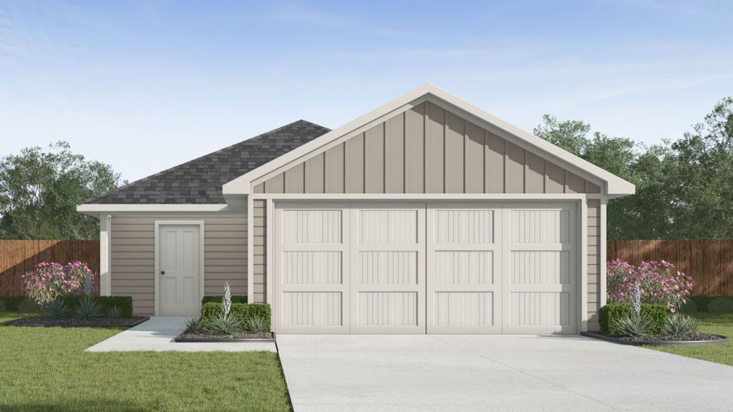 Representative exterior photo of a completed home built from the Atlanta by D.R. Horton in The Canopies, Splendora, TX (Image 1). Representative exterior photo of a completed home built from the Atlanta by D.R. Horton in The Canopies, Splendora, TX (Image 1).