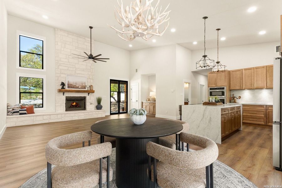 Furnished interior view inside a new home in , New Braunfels (Image 40).