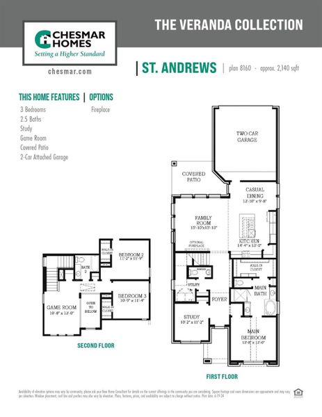 St. Andrews Floor Plan St. Andrews Floor Plan