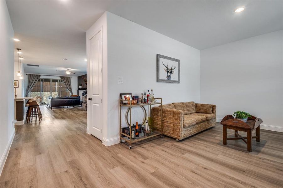 Furnished interior view inside a new home in Ashford Park - Texana Series, Corinth (Image 9).
