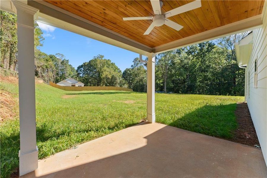 Exterior details and patio area of a home in , Gainesville (Image 3).