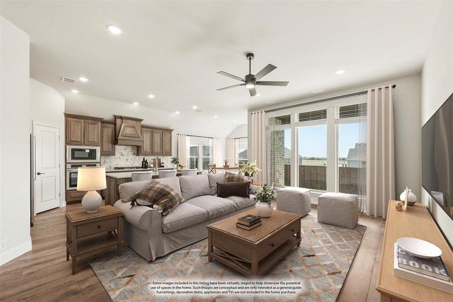 Furnished interior view inside a new home in Wildcat Ridge Phase 2 and 4, Godley (Image 15).