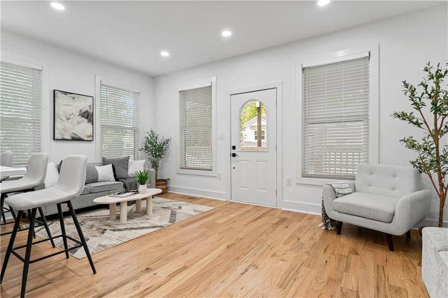 Furnished interior view inside a new home in , Atlanta (Image 10). Furnished interior view inside a new home in , Atlanta (Image 10).