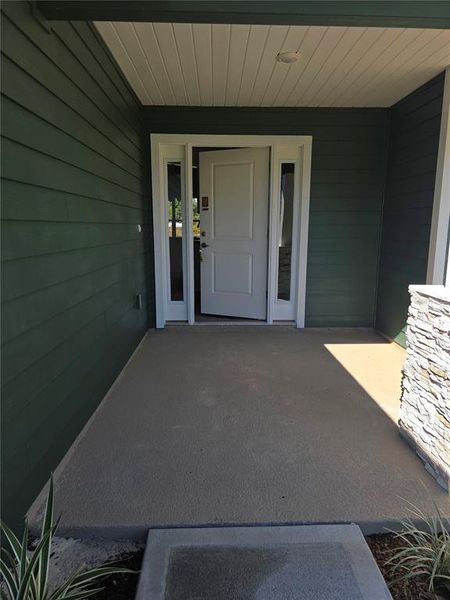 Exterior details and patio area of a home in The Preserve at Laurel Lake, Lake City (Image 36).