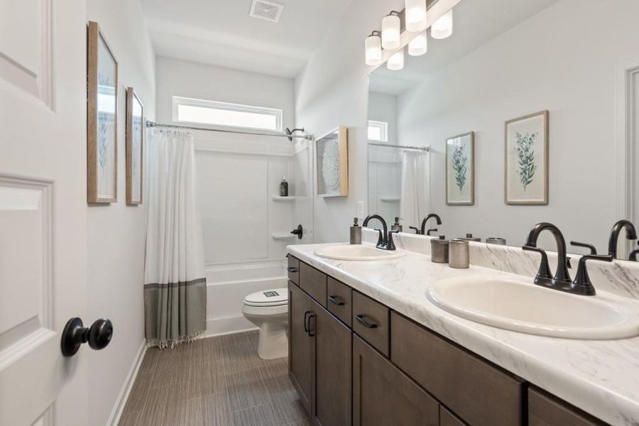 Furnished interior view inside a new home in The Stiles, Cartersville (Image 23).