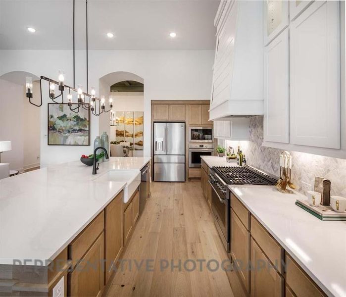 Furnished interior view inside a new home in Sandbrock Ranch, Aubrey (Image 23).