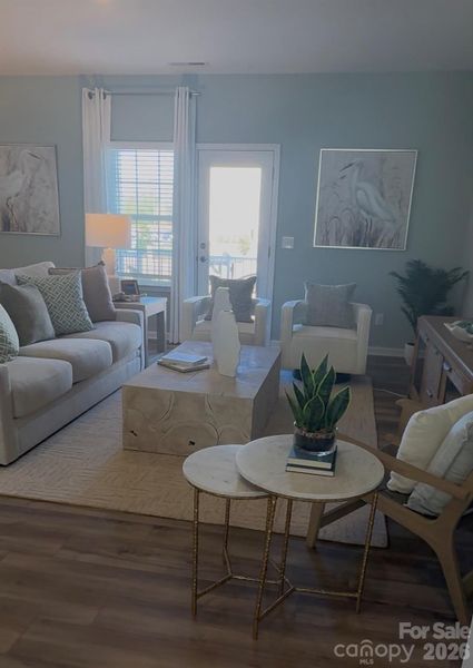 Family room - model home photos