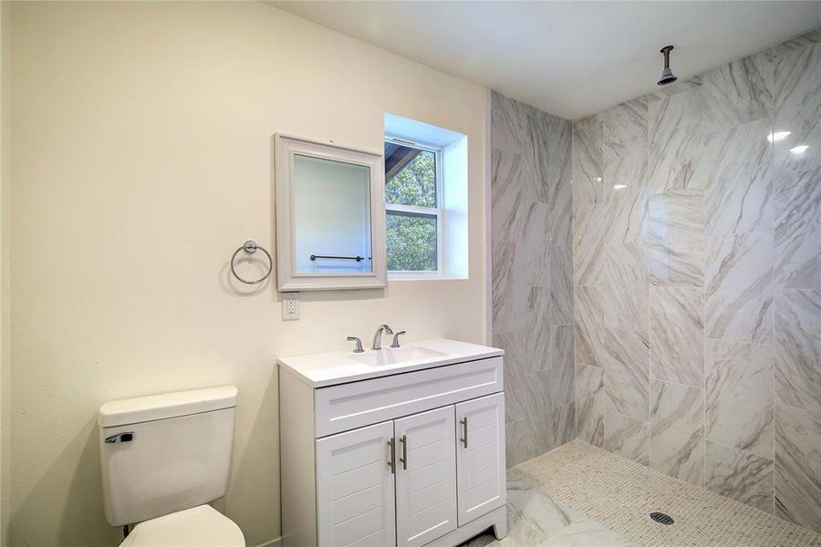 Furnished interior view inside a new home in , Point (Image 5).