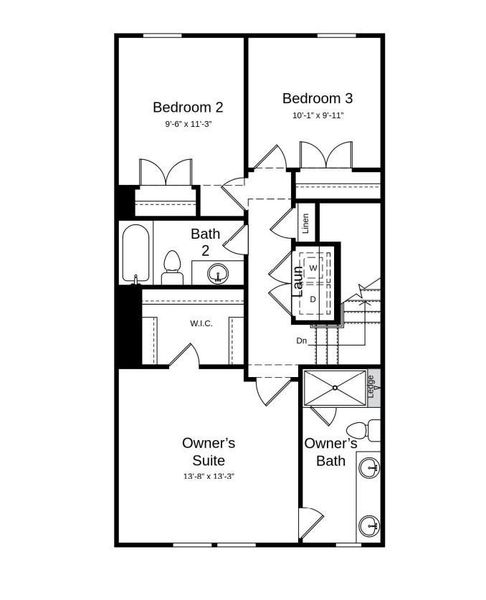 Structural options added include: first floor guest suite with full bath, ledge and recessed niche in owner's shower.