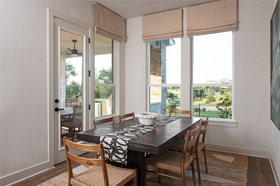 Furnished interior view inside a new home in Provence, Austin (Image 15).