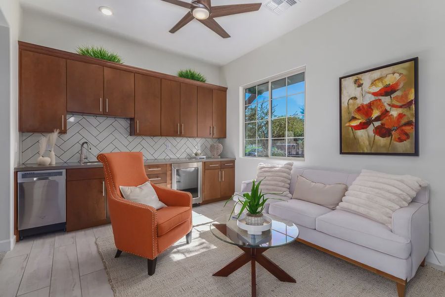 Furnished interior view inside a new home in Bellero Estates, Queen Creek (Image 13).