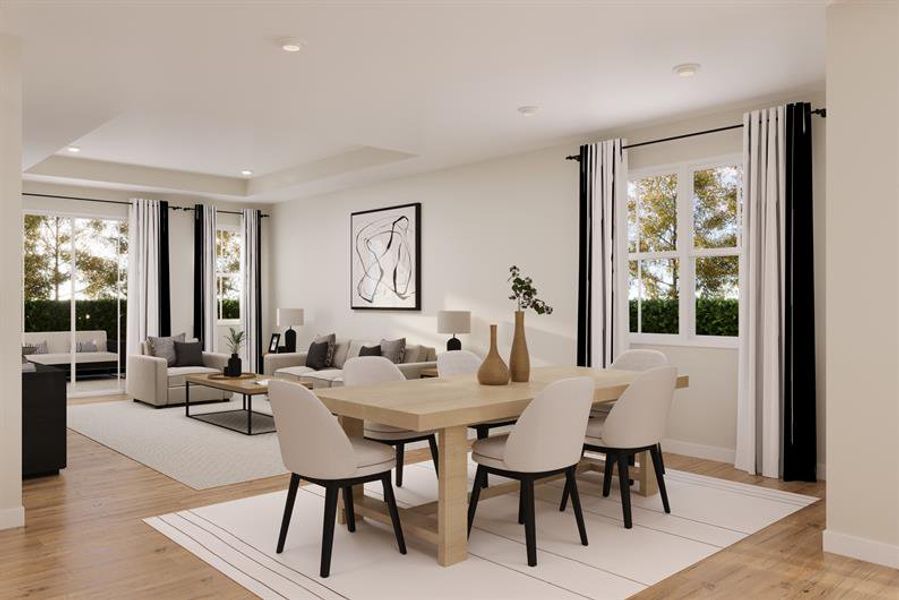 Representative furnished interior of a home built from the Cresthaven by Ryan Homes in Seminole Palms Single-Family Homes, Palm Coast (Image 3). Representative furnished interior of a home built from the Cresthaven by Ryan Homes in Seminole Palms Single-Family Homes, Palm Coast (Image 3).