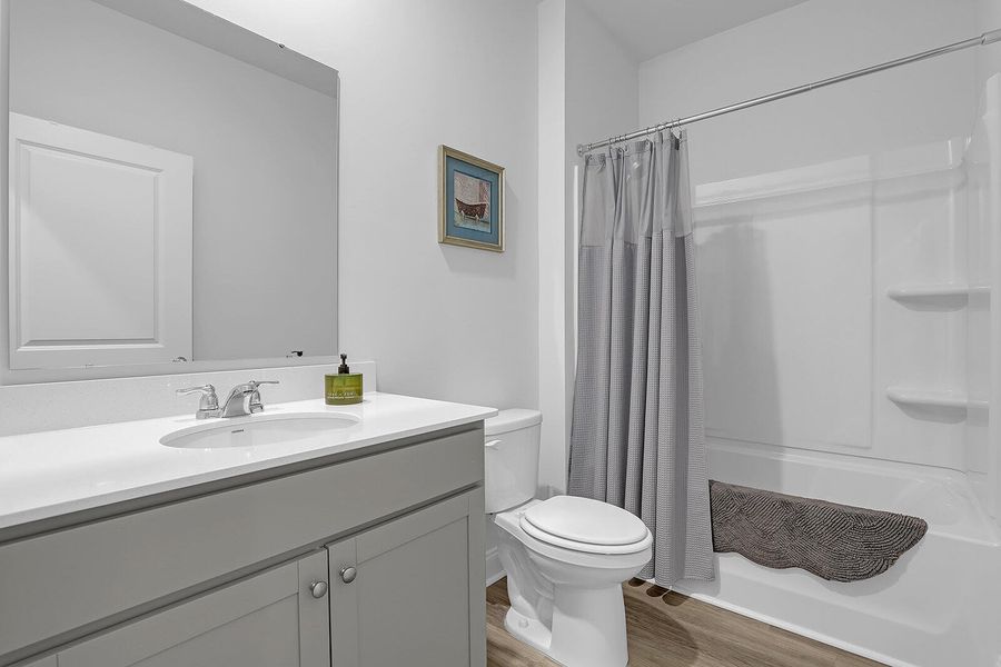 Furnished interior view inside a new home in Rivers Reach, Yemassee (Image 34). Furnished interior view inside a new home in Rivers Reach, Yemassee (Image 34).