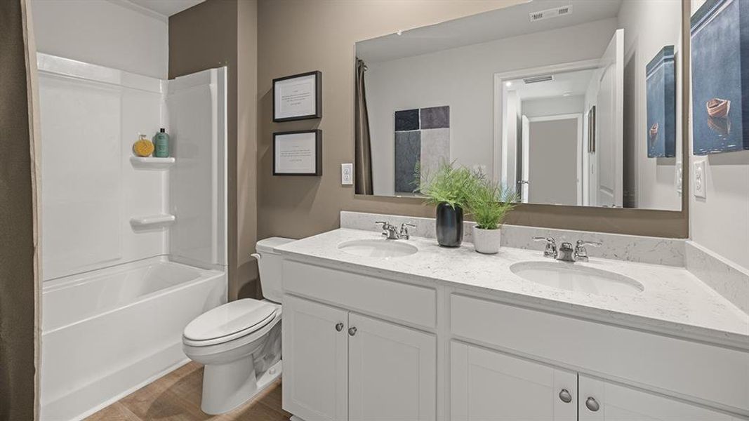 Furnished interior view inside a new home in Barrett Cove, Marietta (Image 15).