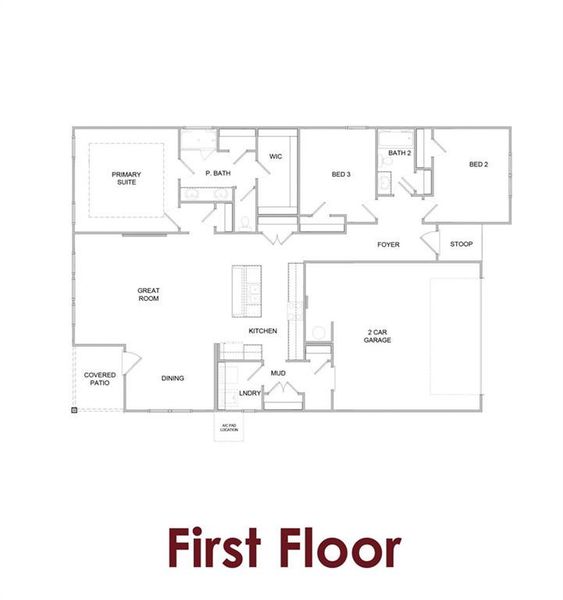 2D floor plan layout of this home in Garland Meadows, Cartersville, GA (Image 3). 2D floor plan layout of this home in Garland Meadows, Cartersville, GA (Image 3).
