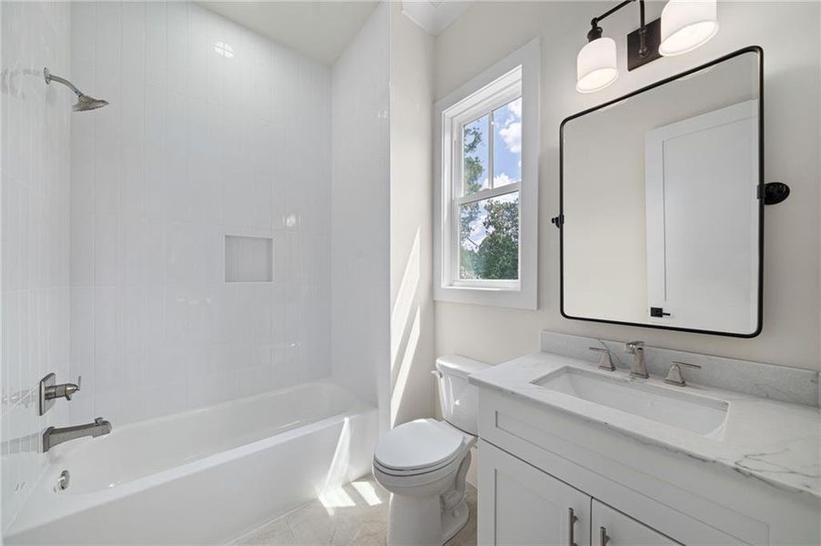 Furnished interior view inside a new home in , Atlanta (Image 32).