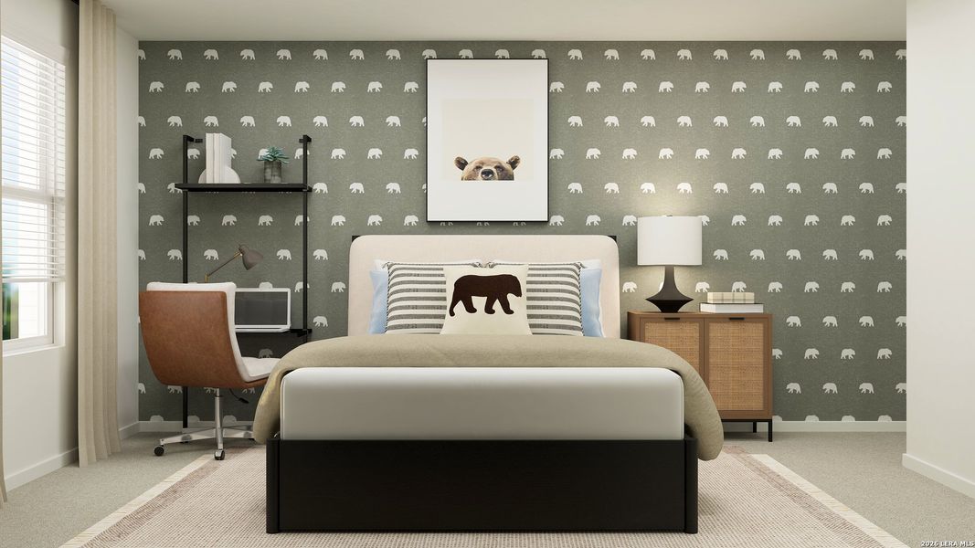 Furnished interior view inside a new home in , San Antonio (Image 21).
