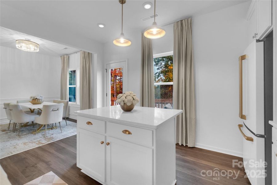 Furnished interior view inside a new home in Aubreywood, Charlotte (Image 9). Furnished interior view inside a new home in Aubreywood, Charlotte (Image 9).