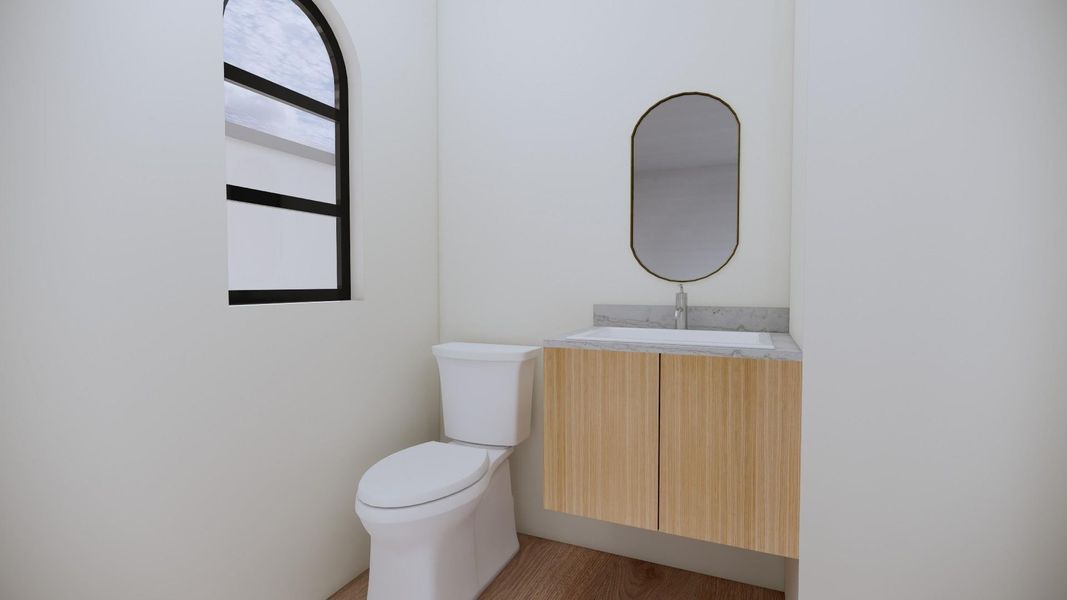 First Floor Powder Room Concept