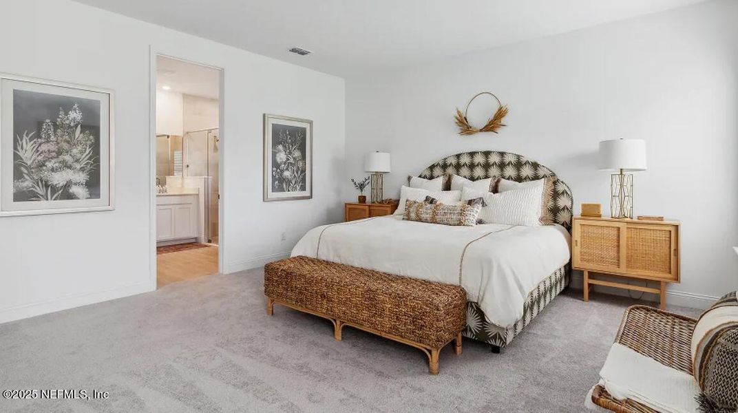 Furnished interior view inside a new home in Edenbrooke at Hyland Trail | 55+: Edenbrooke at Hyland Trail 60s, Green Cove Springs (Image 5).