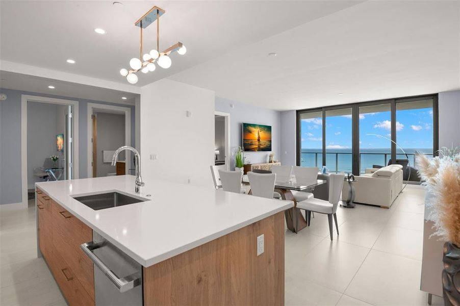 Furnished interior view inside a new home in , St. Petersburg (Image 14).