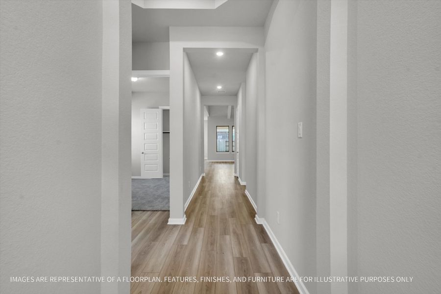 Spacious, unfurnished interior of a new home in River Ranch 55', Dayton (Image 13).