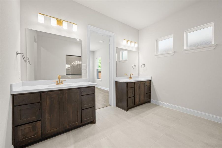 Furnished interior view inside a new home in BridgeWater - Phase 1, Midlothian (Image 9).