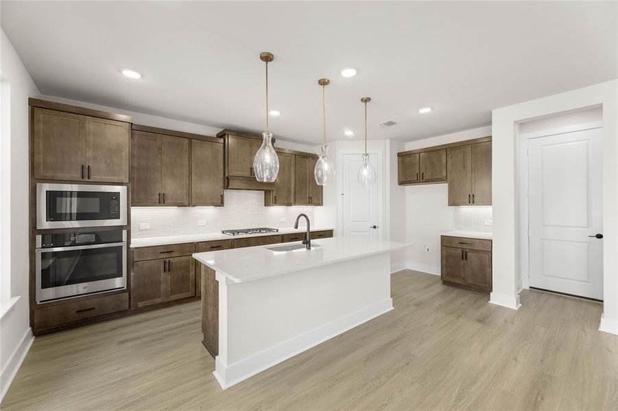 Furnished interior view inside a new home in Treeline, Justin (Image 9).