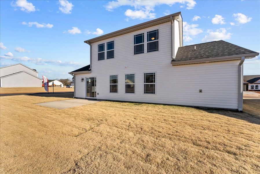 Representative exterior details of a home built from the Sumter by Enchanted Homes in Lonesome Dove, San Antonio (Image 37).