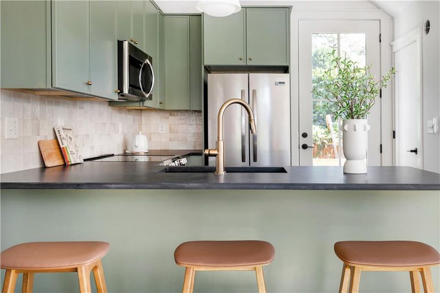 Furnished interior view inside a new home in , Atlanta (Image 18).