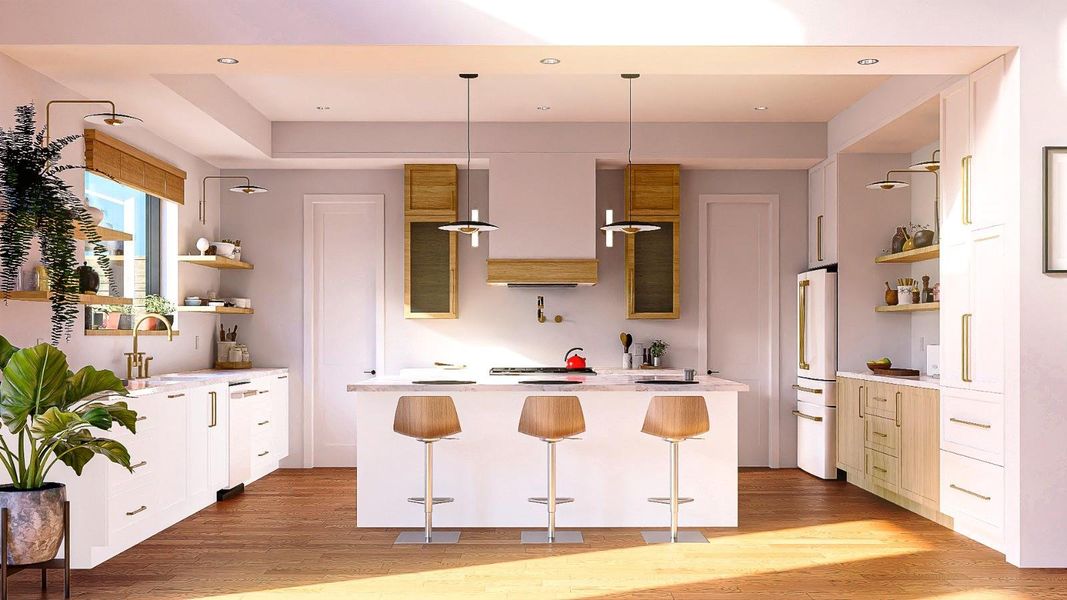 Furnished interior view inside a new home in , Houston (Image 6).