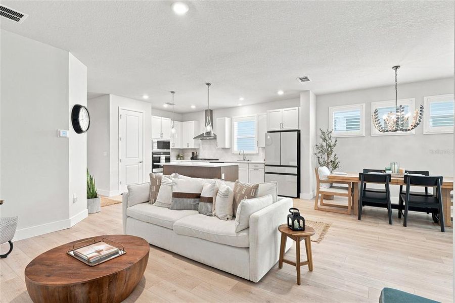 Furnished interior view inside a new home in SeaFlower – Bungalow Homes, Bradenton (Image 16).