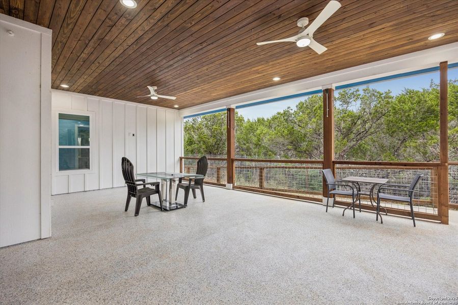 Exterior details and patio area of a home in , Canyon Lake (Image 2). Exterior details and patio area of a home in , Canyon Lake (Image 2).