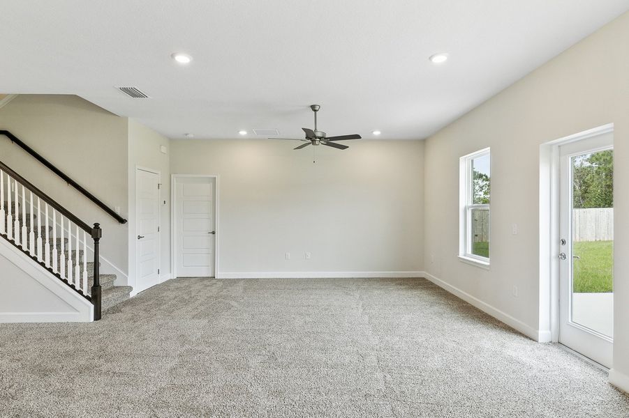 Representative unfurnished interior of a home built from the 2705 by Adams Homes in Winding Oaks, Weeki Wachee (Image 14).