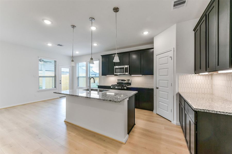 Furnished interior view inside a new home in Anderson Lakes, Houston (Image 11).