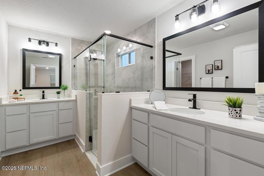 Furnished interior view inside a new home in , Jacksonville (Image 11).