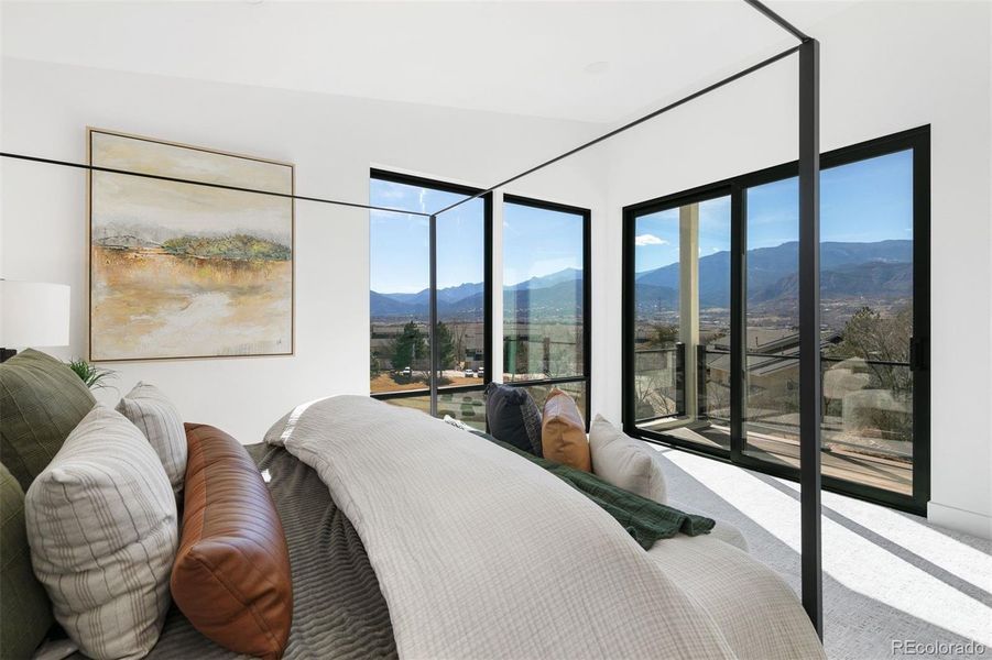 Furnished interior view inside a new home in , Colorado Springs (Image 32).