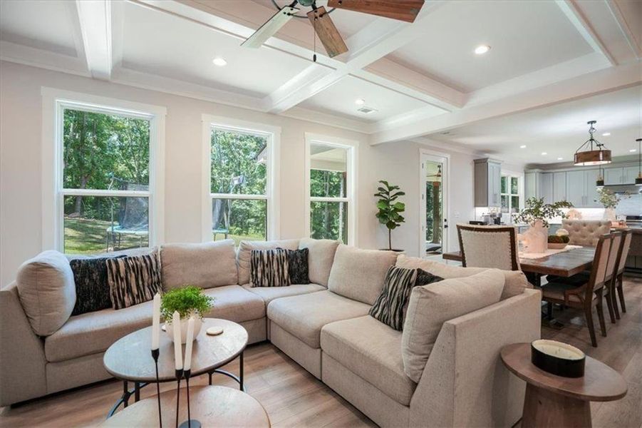 Furnished interior view inside a new home in , Acworth (Image 16).